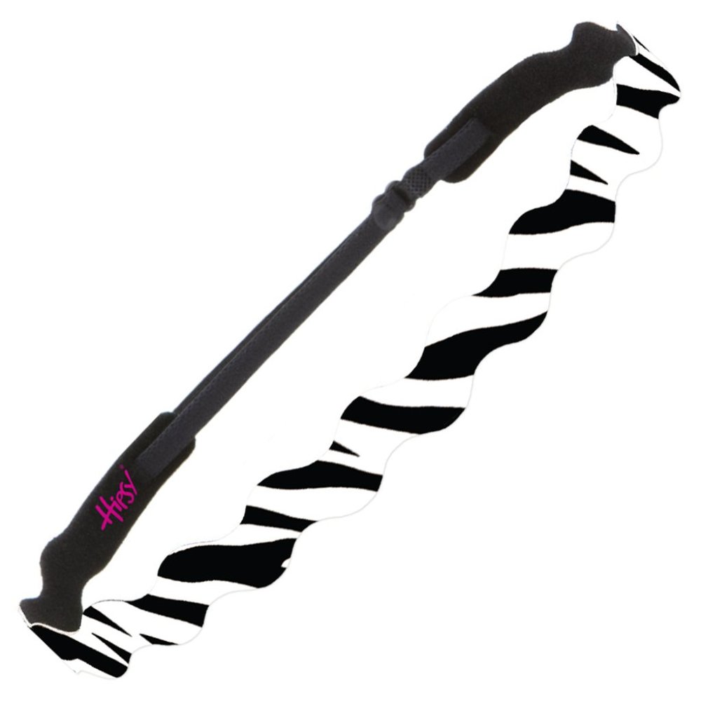 Hipsy Wave Bengal Tiger White & Black Adjustable No Slip Headband